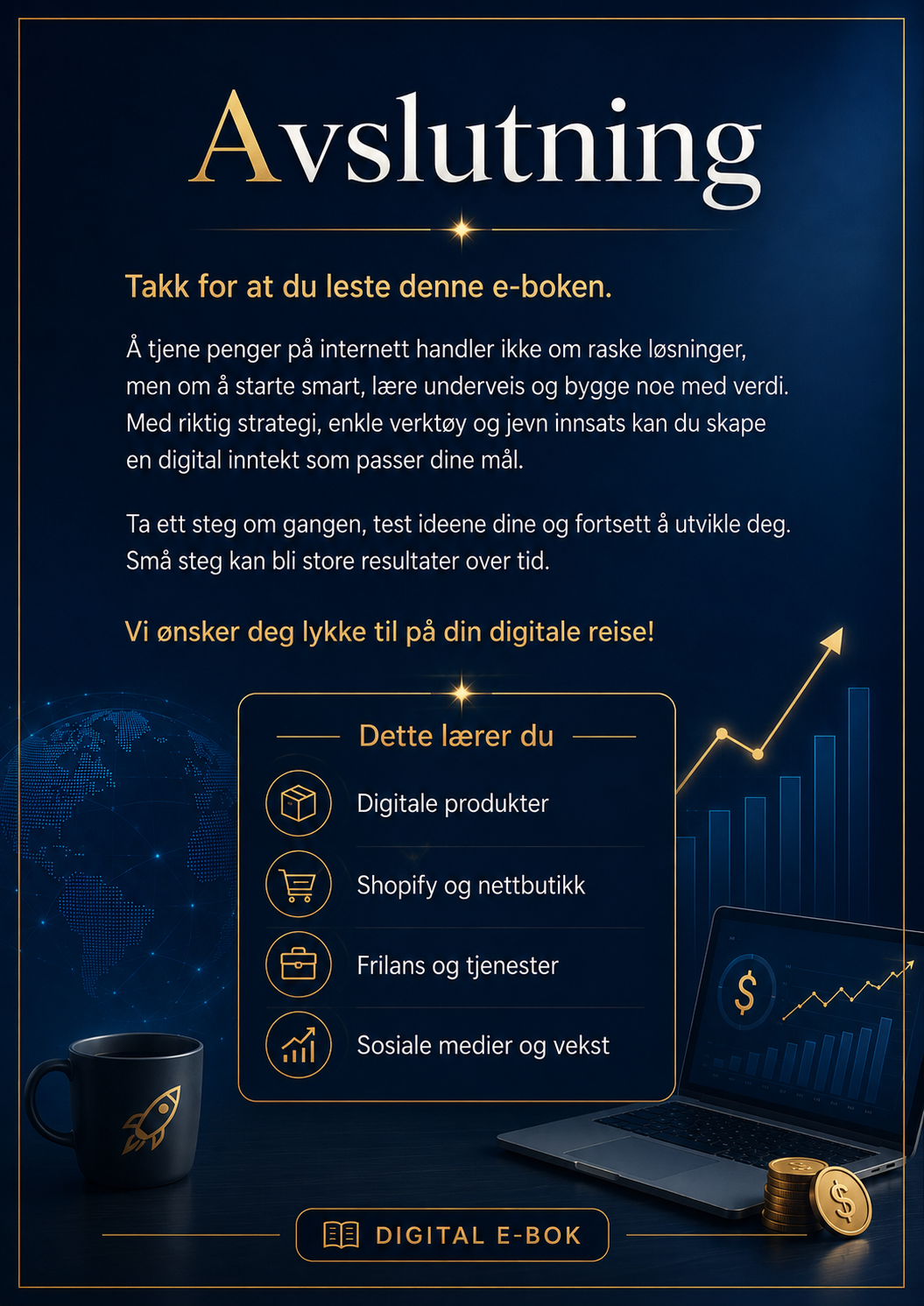 Tjen penger på internett – Norsk e-bok for nybegyner