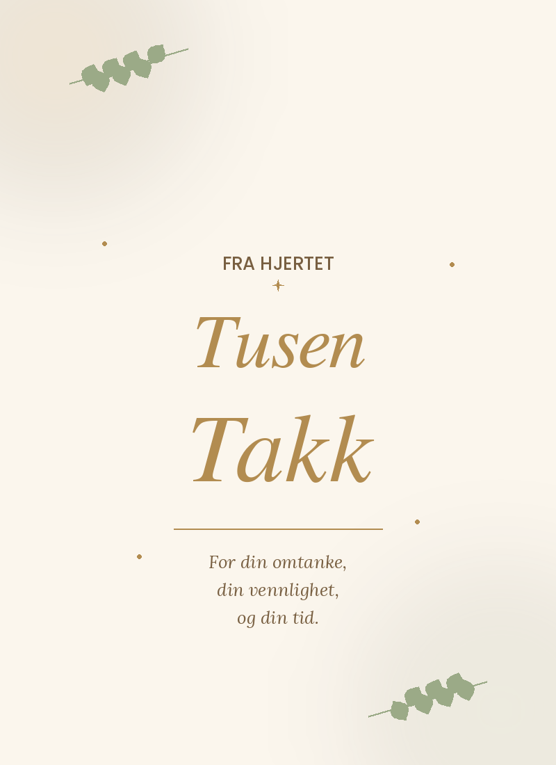 Anledningskort Pakke – 8 Digitale Kort | Takk, Beklager, God Bedring og Gratulerer 💌