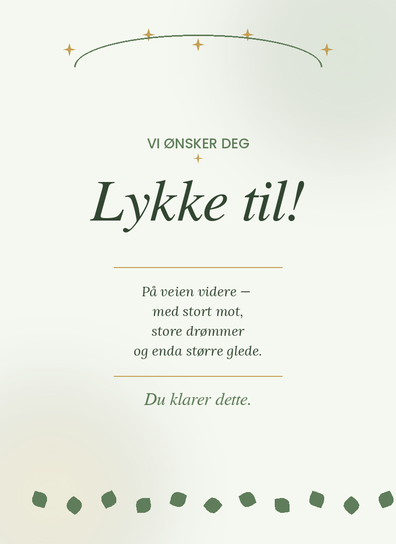 Anledningskort Pakke – 8 Digitale Kort | Takk, Beklager, God Bedring og Gratulerer 💌