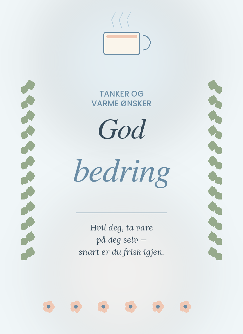 Anledningskort Pakke – 8 Digitale Kort | Takk, Beklager, God Bedring og Gratulerer 💌