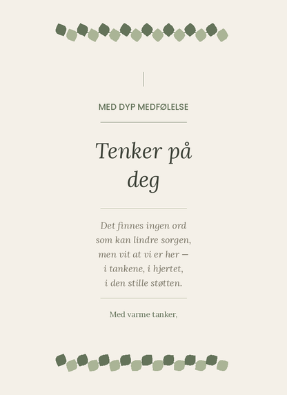 Anledningskort Pakke – 8 Digitale Kort | Takk, Beklager, God Bedring og Gratulerer 💌