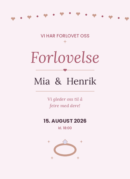 Anledningskort Pakke – 10 Digitale Kort | Bryllup, Morsdag, Farsdag og Babyshower 💌