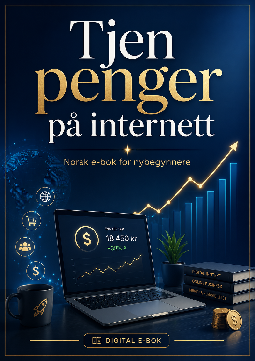 Tjen penger på internett – Norsk e-bok for nybegyner